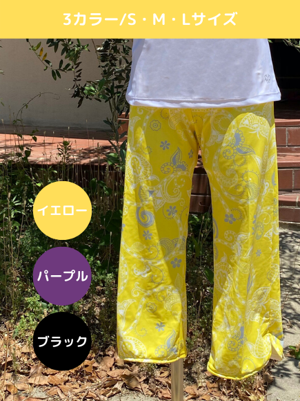 【NEW】バティックカプリ/おしゃれヨガウェア/ヨガボトムス/ヨガパンツ/スポーツカプリ